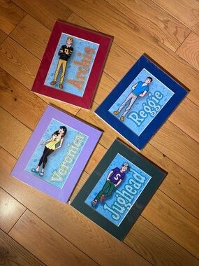 Authentic Archie Comics Laser Cel™ Collection - Set of 4 (Flat Art Prints)